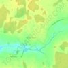 Топографическая карта Челюскинцев, высота, рельеф