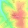 Топографическая карта Болохово, высота, рельеф