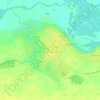 Топографическая карта Осиновское, высота, рельеф