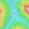 Топографическая карта Планческая Щель, высота, рельеф